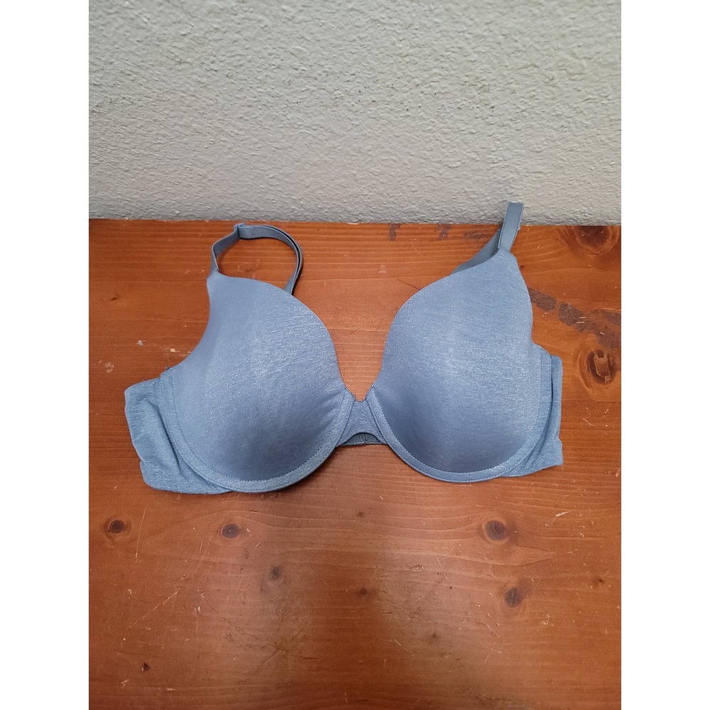 Victoria's Secret Uplift‎ Semi Demi Bra Womens 36C Blue Underwire 315788-01/15